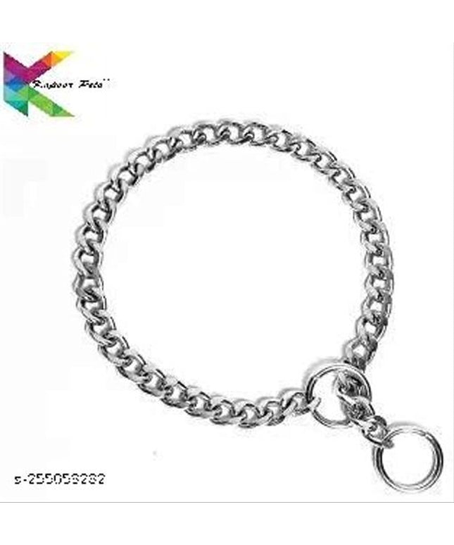 Neck Coller Diamond Cut Choker Chain for Pet (Multicolor, 24 inches)