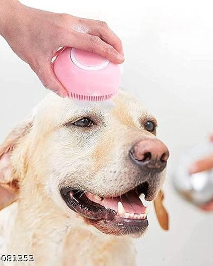 Silicone Massage Brush for Pet (Multicolor)