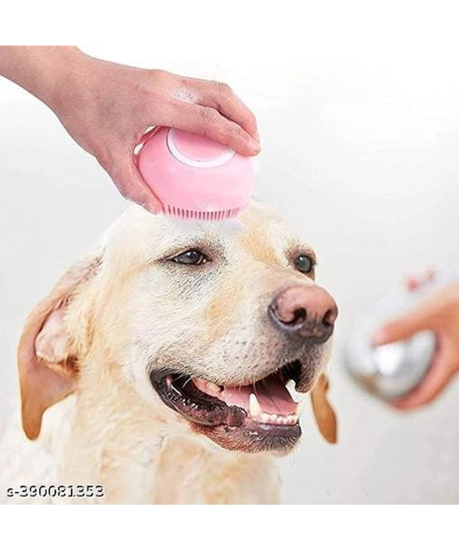 Silicone Massage Brush for Pet (Multicolor)
