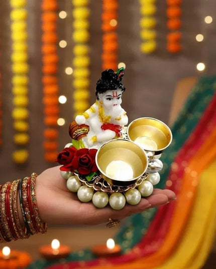 Kanha Tilak Plate, 6 Inches