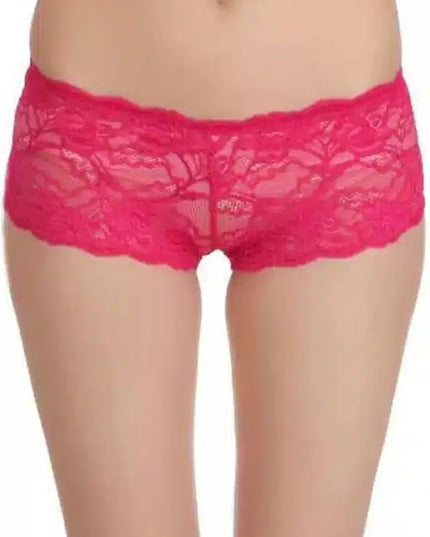 Net Briefs for Women (Pink, XXL)