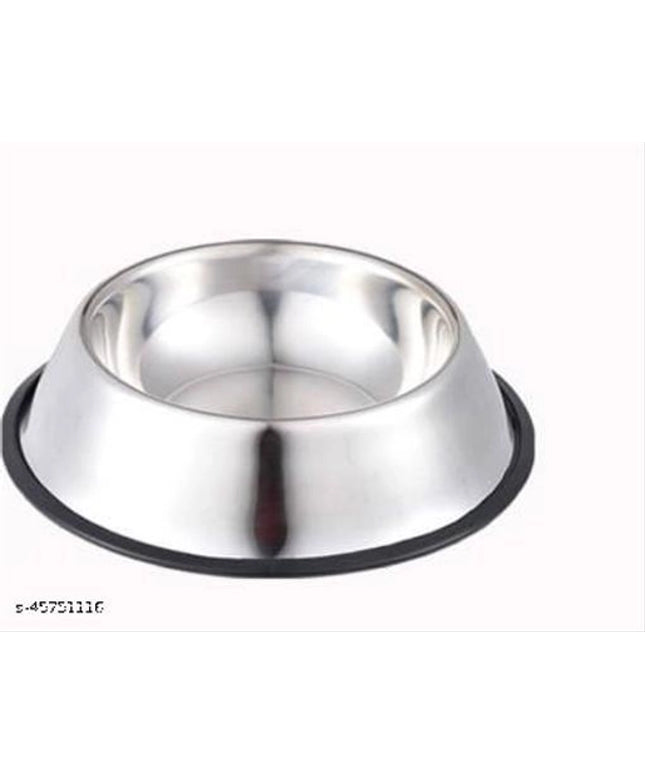Stainless Steel Feeding Bowl for Pet (Multicolor, 600 ml)