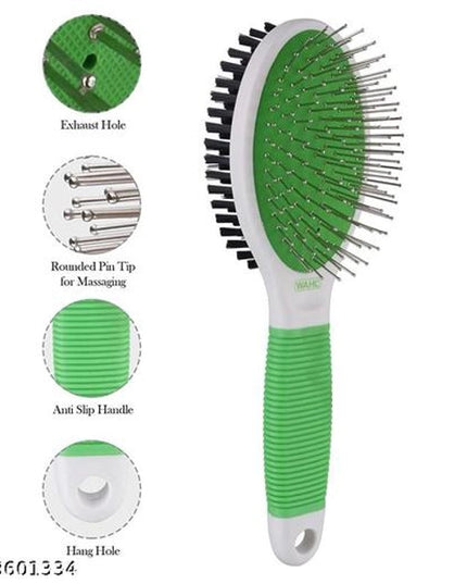 Double Sided Hair Brush for Pet (Multicolor)
