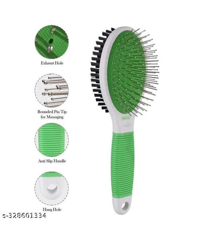 Double Sided Hair Brush for Pet (Multicolor)