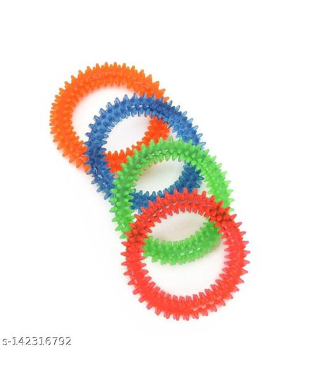 Silicone Chew Toy for Pet (Multicolor, Pack of 1)