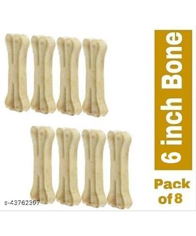 Rawhide Bone Treat for Pet (Pack of 8)