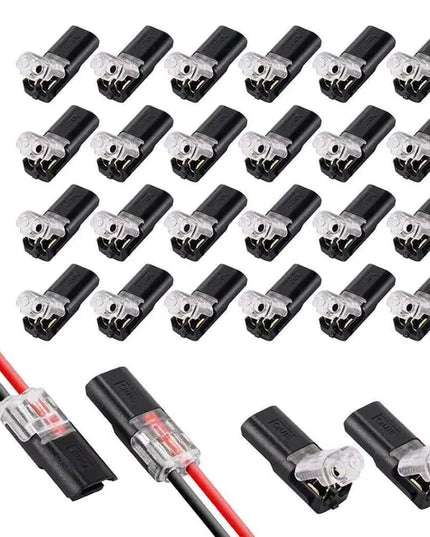 10 Pcs Waterproof 2-Pin Cable Connector