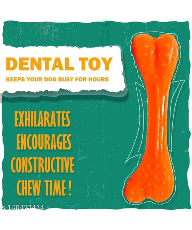 Silicone Squeaky Toy for Pet (Multicolor)