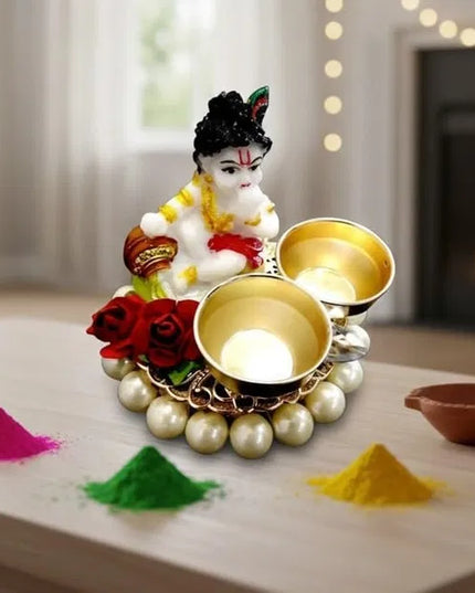Kanha Tilak Plate, 6 Inches