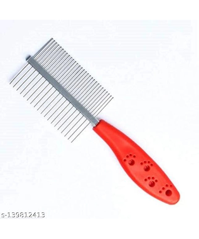 Stainless Metal Flea Comb for Pet (Multicolor)