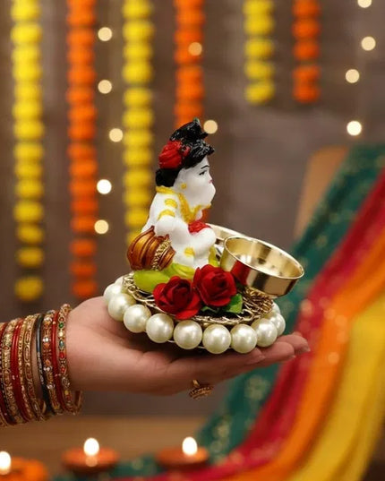 Kanha Tilak Plate, 6 Inches