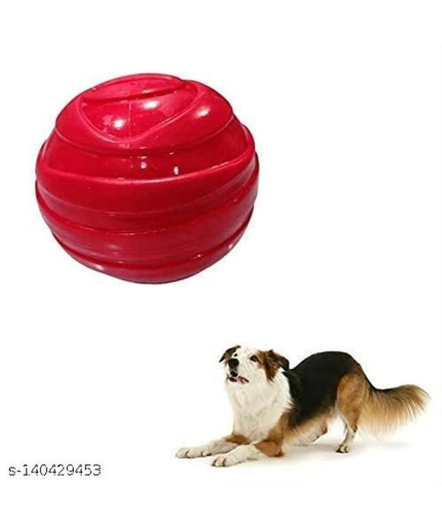 Chew Playing Rubber Ball for Pet (Red)