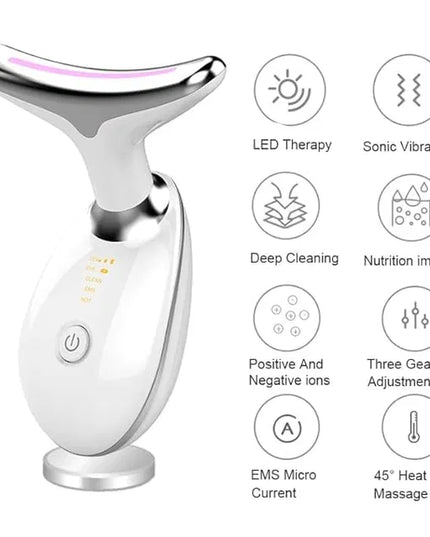 Neck Face Firming Wrinkle Removal Tool Skin Lift Device Double Chin Reducer Skin Rejuvenation Beauty Device for Face and Neck Lifting Skin Groomer