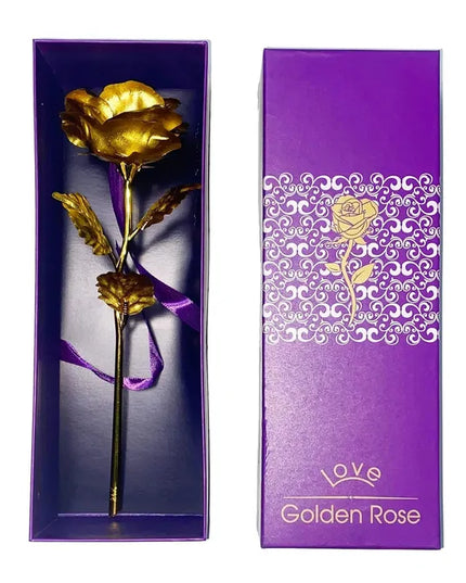 Tekcool Decorative 24K Golden Artificial Rose