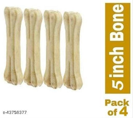 Rawhide Bone Treat for Pet (Pack of 4)