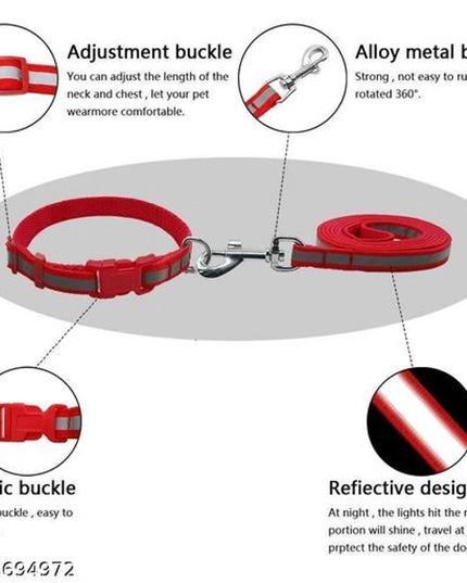 Neck Collar Belt for Pet (Multicolor, L)