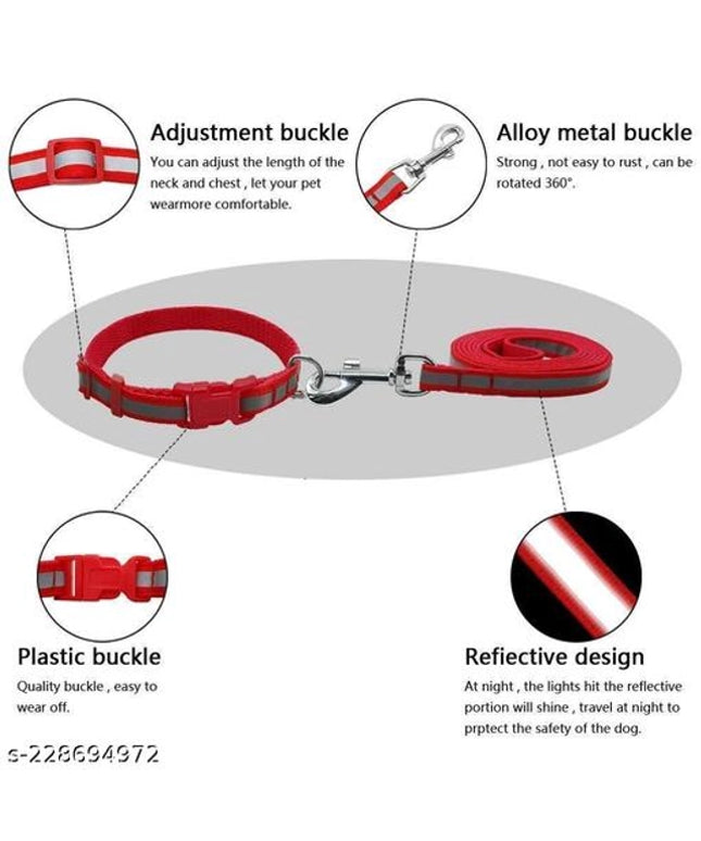 Neck Collar Belt for Pet (Multicolor, L)
