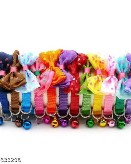 ABS Plastic Coller Belt for Pet (Multicolor, 10 Pcs)
