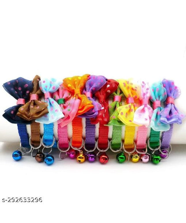 ABS Plastic Coller Belt for Pet (Multicolor, 10 Pcs)