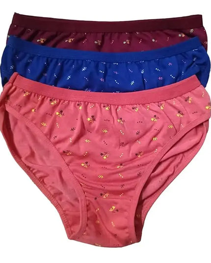 Pack of 3 Women Hipster Multicolor Panty