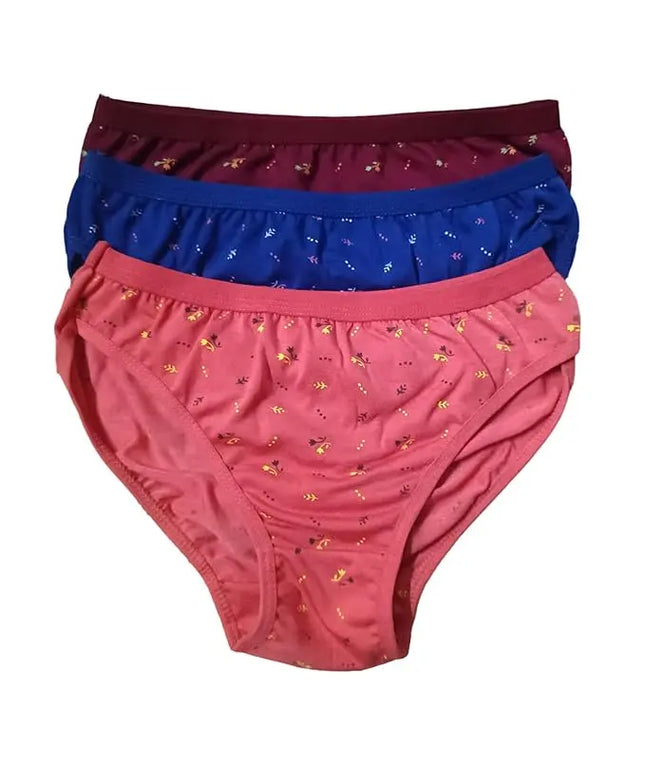 Pack of 3 Women Hipster Multicolor Panty