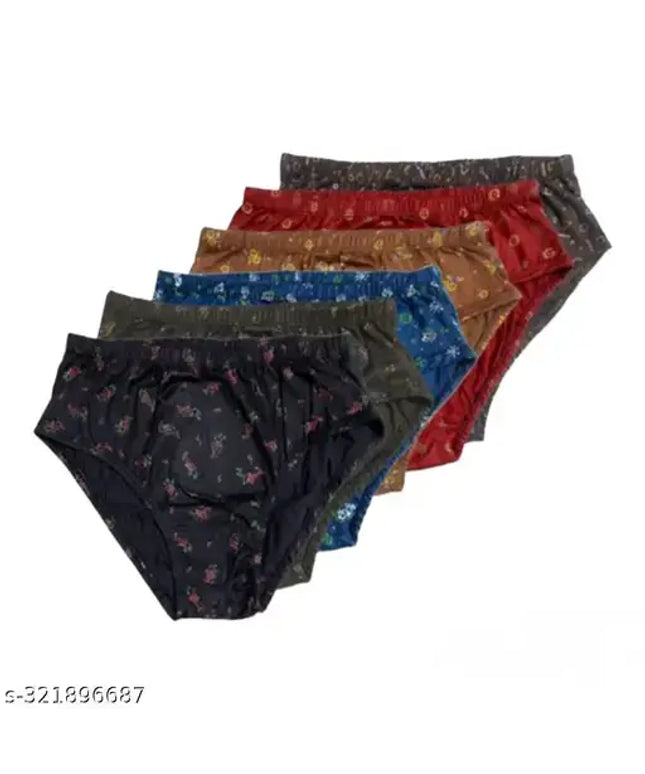 Pack of 6 Women Hipster Multicolor Panty