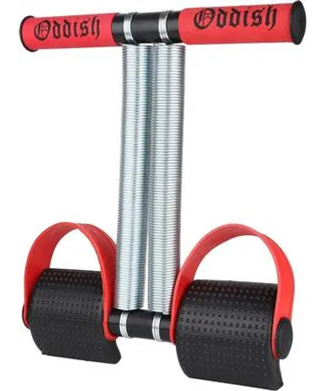 Double Spring Tummy Trimmer-Waist Trimmer-Abs Exerciser-Body Toner Ab Exerciser  (Multicolor, Red, Black)