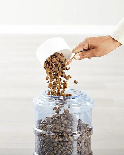 Pet Food Dispenser Large Capacity Self-Dispensing