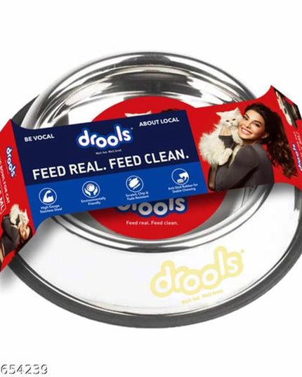 Stainless Steel Feeding Bowls for Pet (Multicolor, 300 ml)