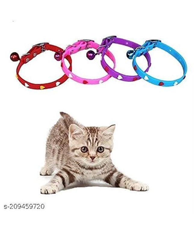 ABS Plastic Coller Belt for Pet (Multicolor, Pack of 2)