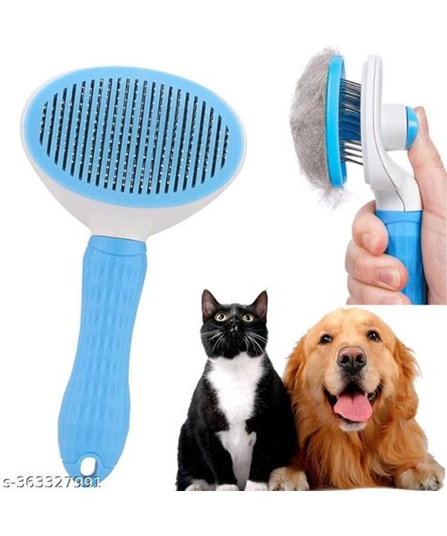 Self Cleaning Slicker Brush for Pet (Multicolor)