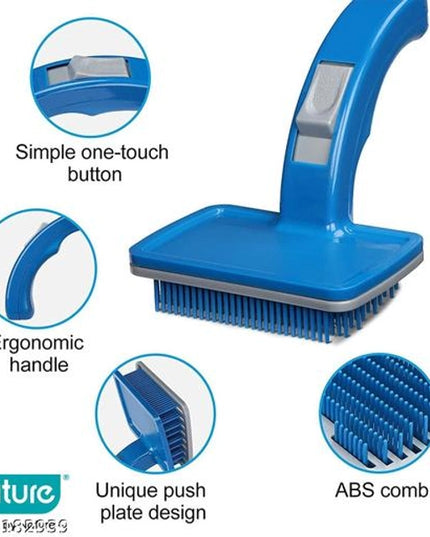 ABS Plastic Sliker Brush for Pet (Multicolor)
