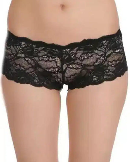 Net Briefs for Women (Black, L)