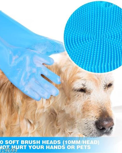 Silicone Cleaning Gloves (Multicolor, Set of 1)