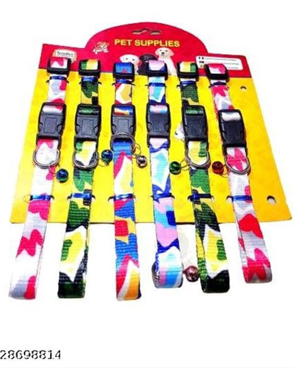 ABS Plastic Coller Belt for Pet (Multicolor, Pack of 1)