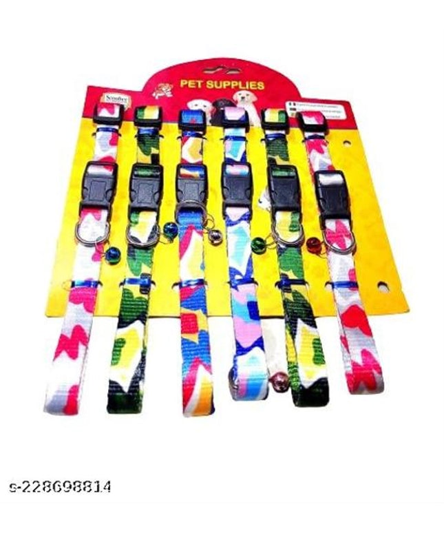 ABS Plastic Coller Belt for Pet (Multicolor, Pack of 1)