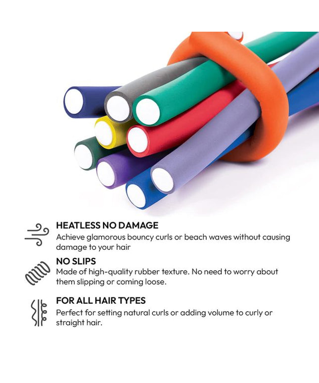 Twist Foam Hair Rollers Pack of 5