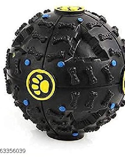 Chew Playing Rubber Ball for Pet (Black)