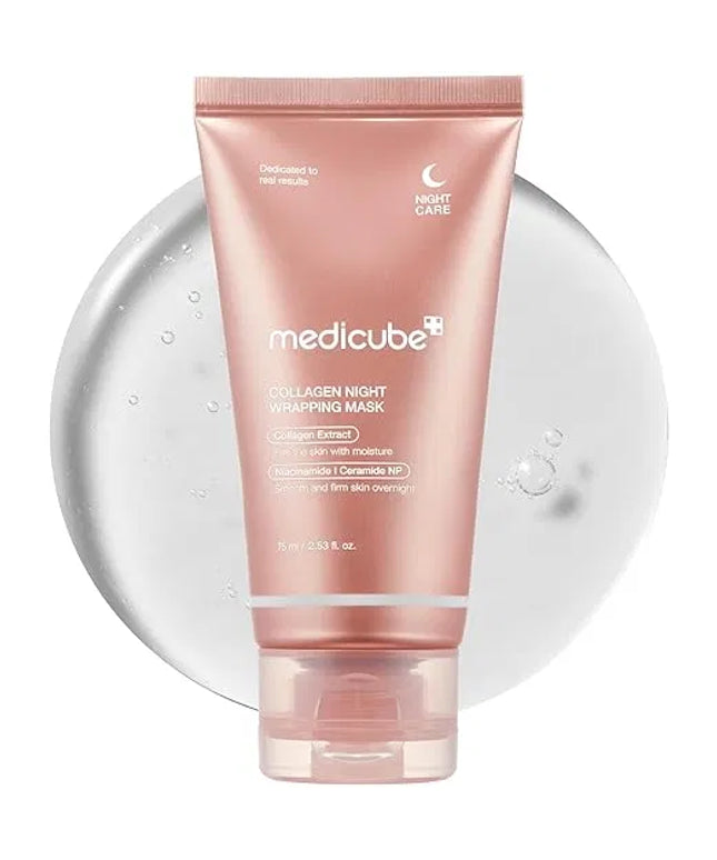 SS Medicube Collagen Overnight Wrapping Peel Off Facial Mask Pack of 2