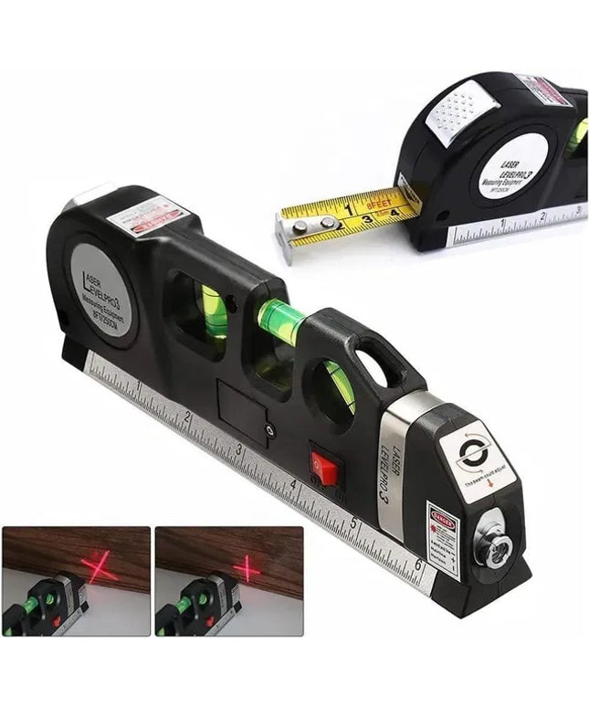 Distance Meter 4-in-1 Level Tape
