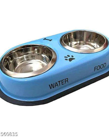 Stainless Steel Feeding Bowls for Pet (Multicolor, M)