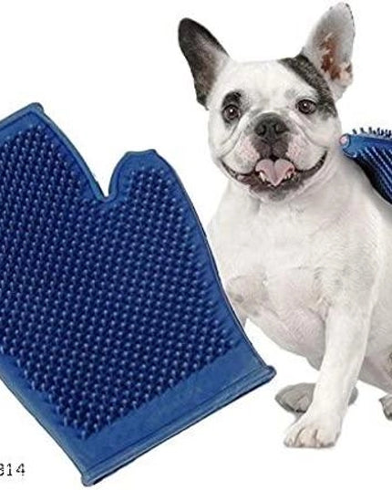 Pet Hair Remover Deshedding Gloves (Multicolor)