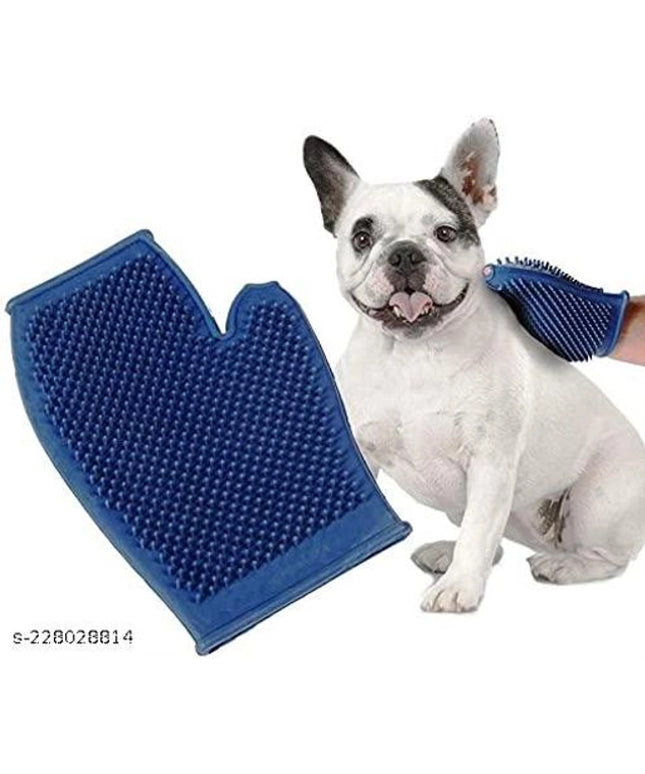 Pet Hair Remover Deshedding Gloves (Multicolor)