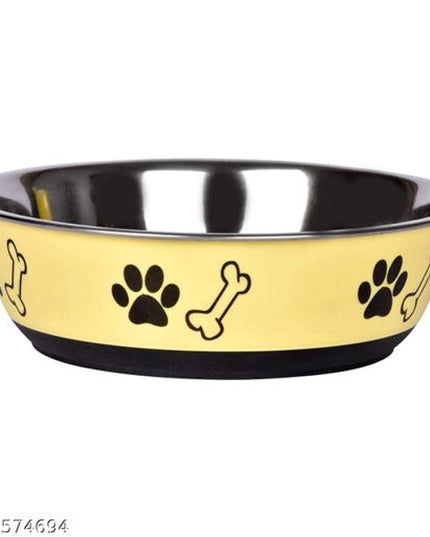 Stainless Steel Feeding Bowls for Pet (Multicolor, 700 ml)