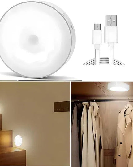 Motion Sensor Light for Home with USB Charging Wireless LED Night Light ( Pack of 2)