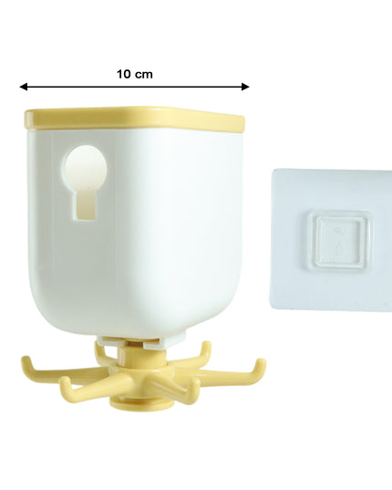360 Rotating Storage Heavy Duty Sticky Wall Hook (1 Pc)