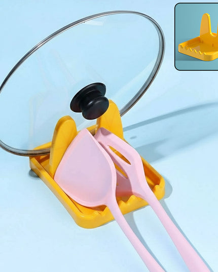 Multipurpose Kitchen Lid  Spoon Holder Stand (1 Pc)