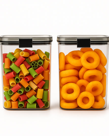 1200 Ml Airtight Lock  Lock Food Storage Container Set  2 Piece