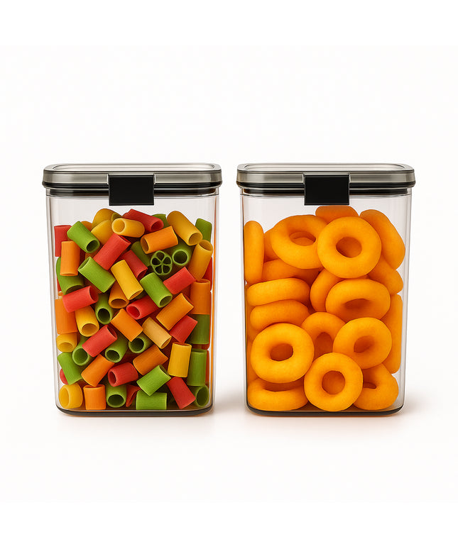 1200 Ml Airtight Lock  Lock Food Storage Container Set  2 Piece