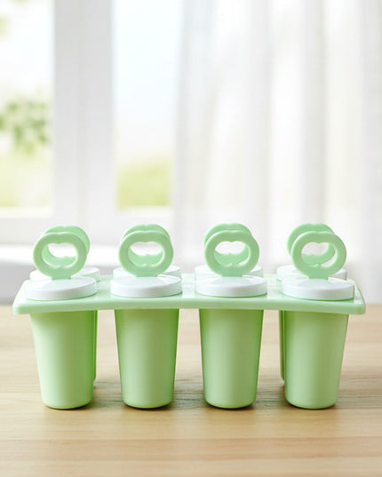 Prexo Plastic Ice Cream Popsicle Maker (8 Pc Set)